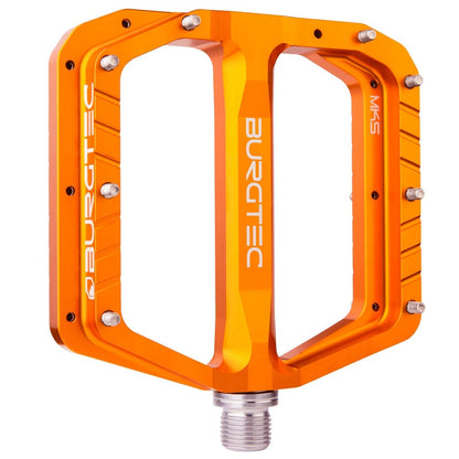 Pedale BURGTEC PENTHOUSE FLAT MK5 Stahlachse Orange