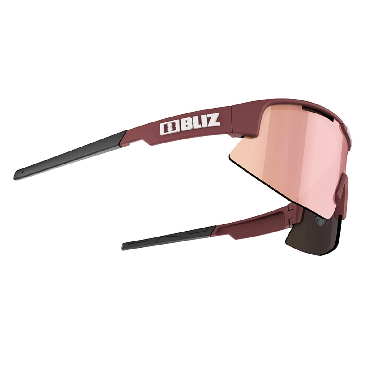 Lunettes BLIZ MATRIX SMALL Bordeaux Ecran Rose Iridium