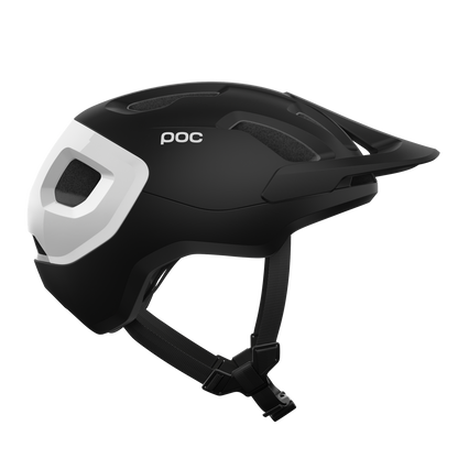 MTB-Helm POC AXION RACE MIPS Schwarz Matt/Weiß