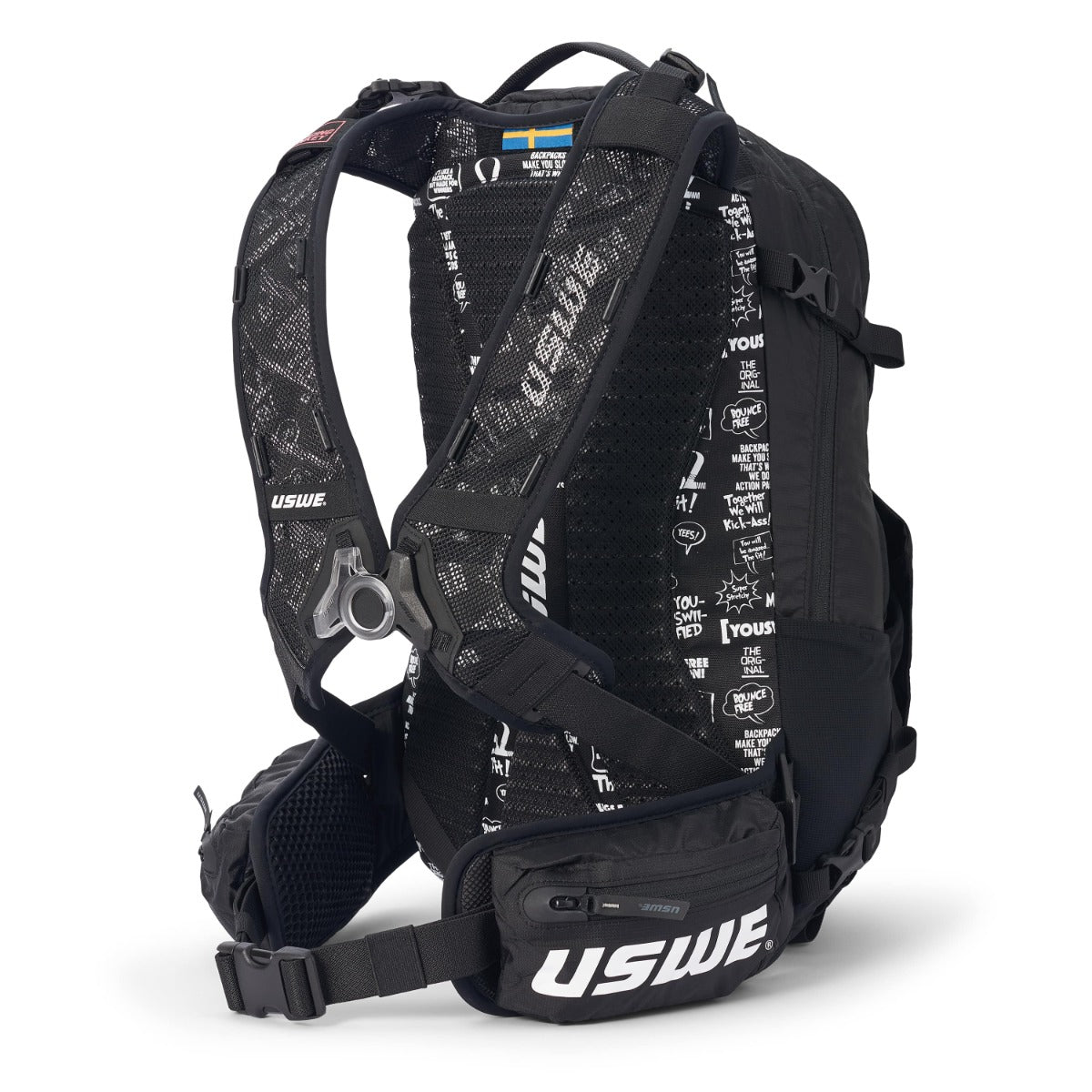 USWE SHRED 16 L Rucksack Schwarz