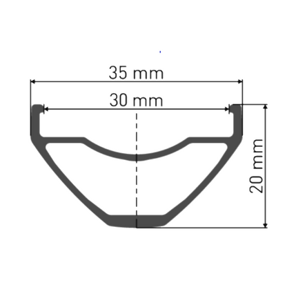 Hinterrad DT SWISS M 1900 SPLINE 30 mm 27.5" 12x148 mm Boost