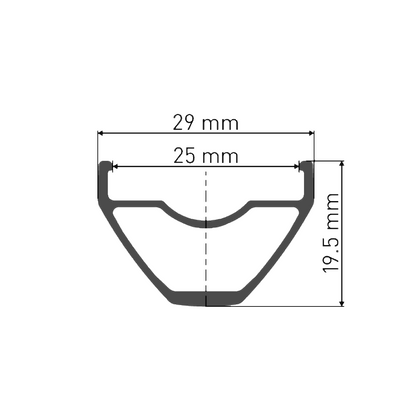 Laufrad-Paar DT SWISS X 1900 SPLINE 25 mm 29" 15x110/12x148 mm