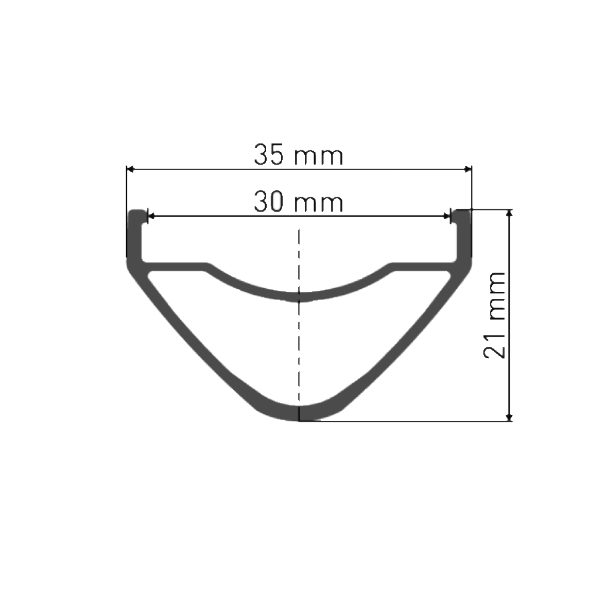 Vorderrad DT SWISS HX 1700 LS SPLINE 30 mm 29" 15x110 mm Boost