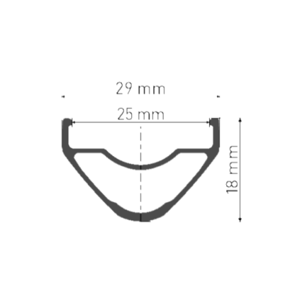 Vorderrad DT SWISS XR 1700 SPLINE 29'' 25 mm 15x110 mm