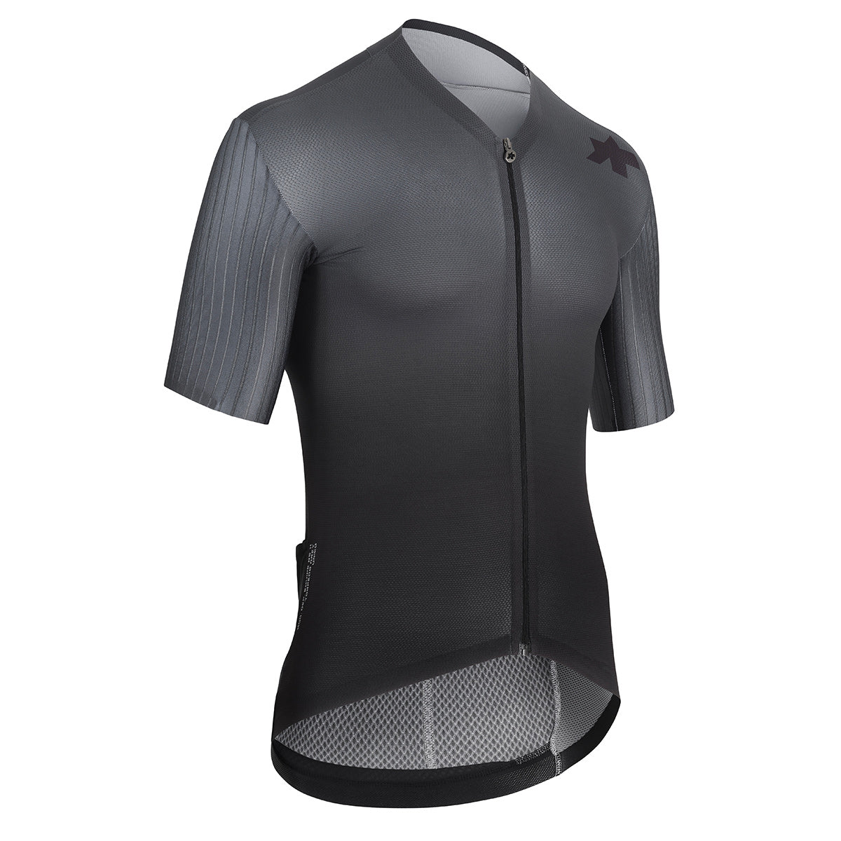 ASSOS EQUIPE RS S11 Kurzarm Trikot Schwarz/Grau