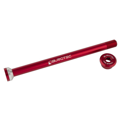 Hinterradachse BURGTEC 171 mm für Transition-Rahmen Rot