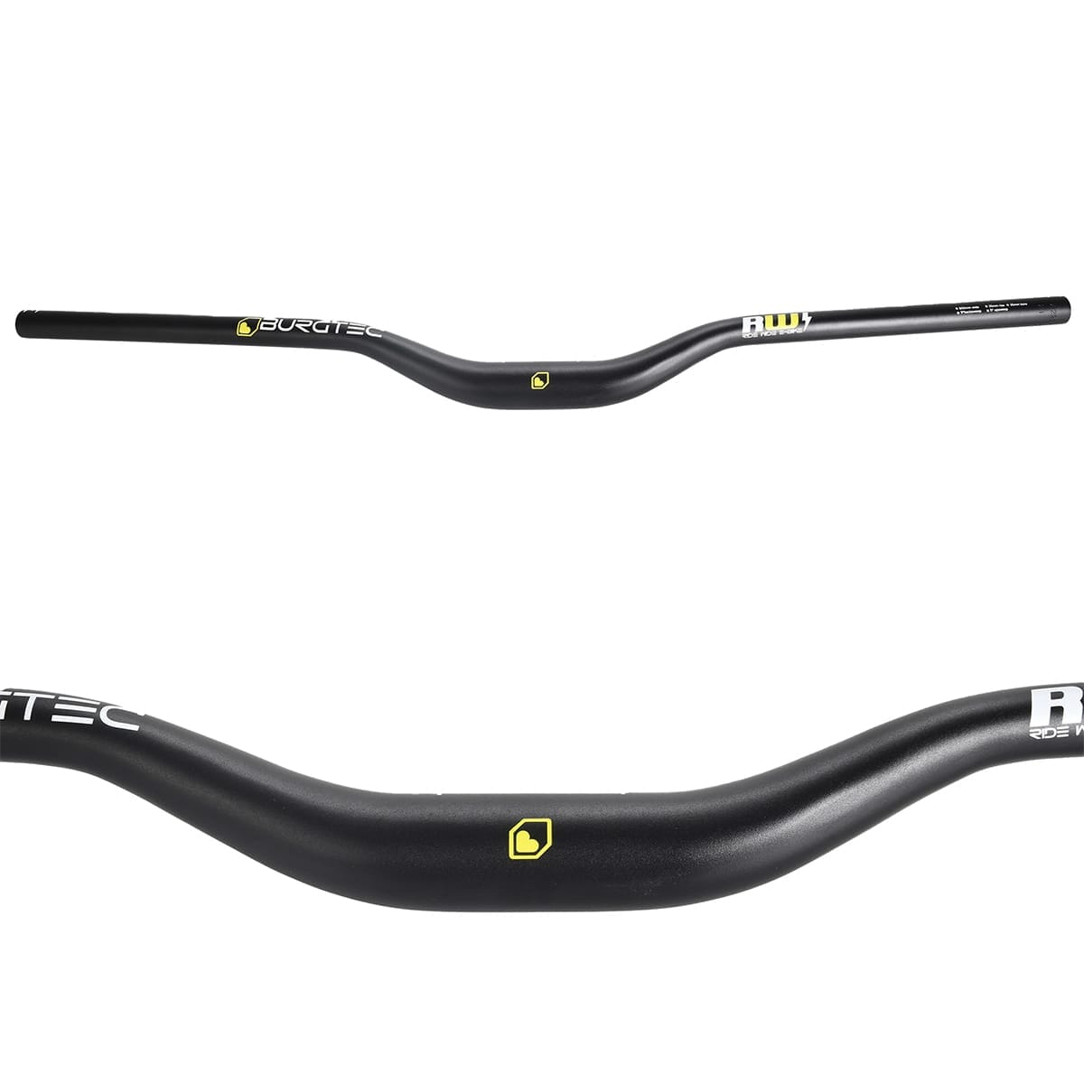 Cintre BURGTEC RIDEWIDE E-BIKE ALLOY Rise 35 mm 35/800 mm Noir Noir