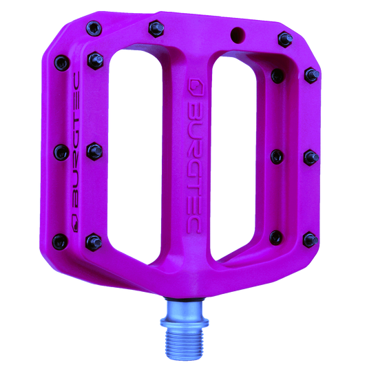 Flat Pedals BURGTEC MK4 Composite Purple Rain Violet