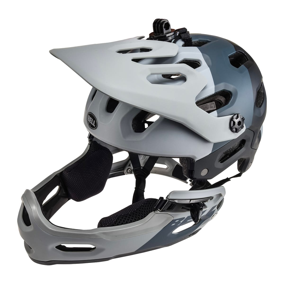 Casque VTT BELL SUPER 3R MIPS Gris/Noir