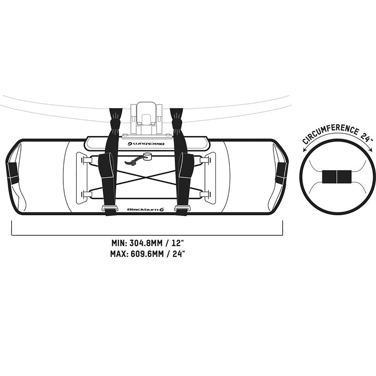 blackburn lenkertasche BLACKBURN OUTPOST ELITE HB ROLL 14 L Lenkertasche Schwarz – Probikeshop