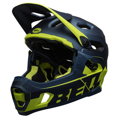 MTB-Helm BELL SUPER DH MIPS Blau/Gelb