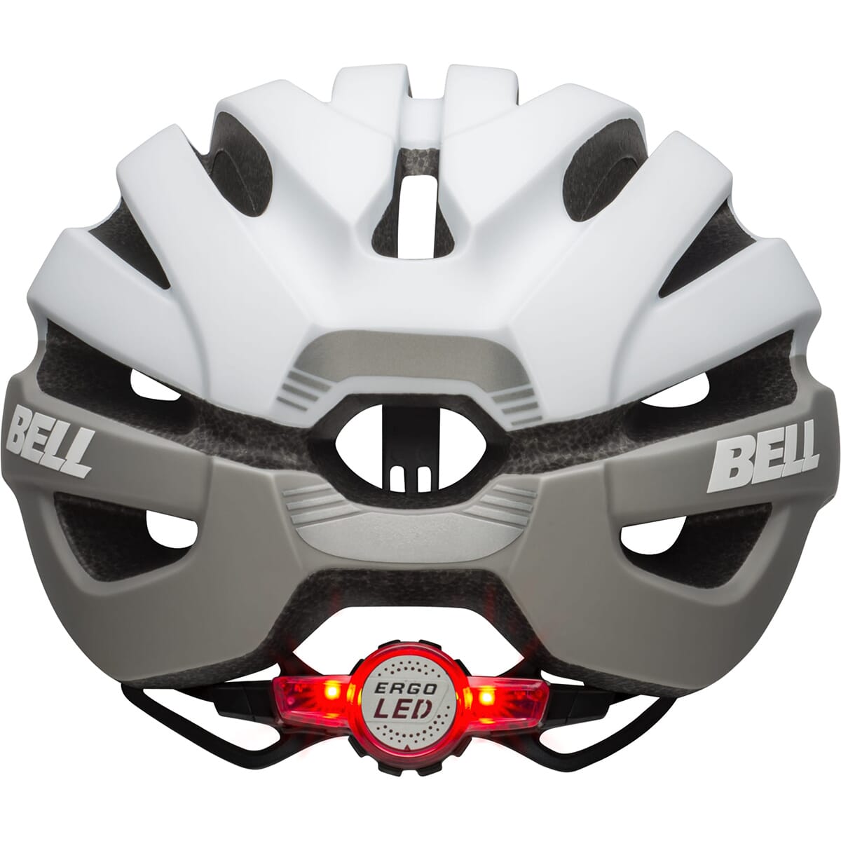 Casque Route BELL AVENUE LED Blanc/Gris