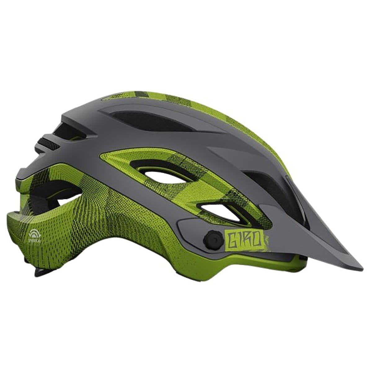 Casque VTT GIRO MERIT SPHERICAL Gris/Jaune