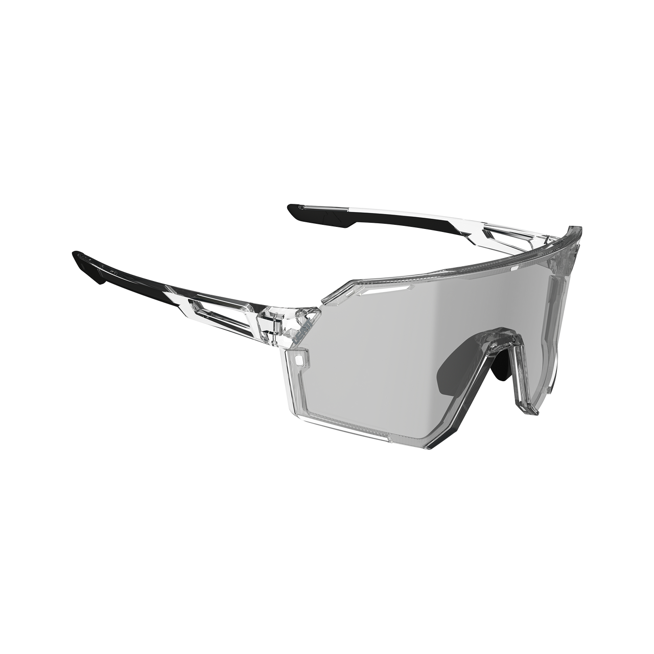 LEATT RIDEVIZ PRO LARGE Brille Transparent Iriz Glas Silber
