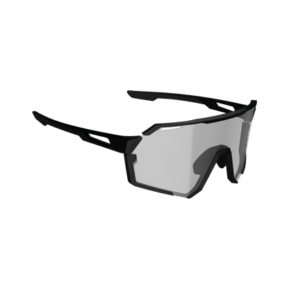 Brille LEATT RIDEVIZ PRO LARGE Schwarz Glas Iriz Silber