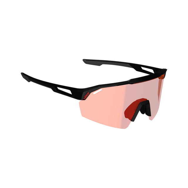 LEATT SPEEDVIZ Lite Brille CRYSTAL Schwarz IRIZ Crystal Rot 13 VLT