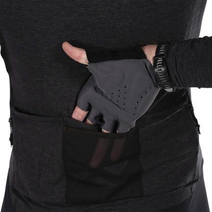 Trikot LEATT MTB ENDURANCE 4.0 Lange Ärmel Schwarz