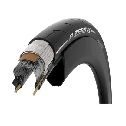 PIRELLI P ZERO RACE TLR Tubeless-Ready-Reifen Weiß