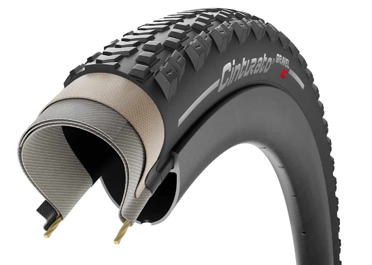 Reifen PIRELLI CINTURATO GRAVEL RC 700x45c Tubeless Ready Schwarz