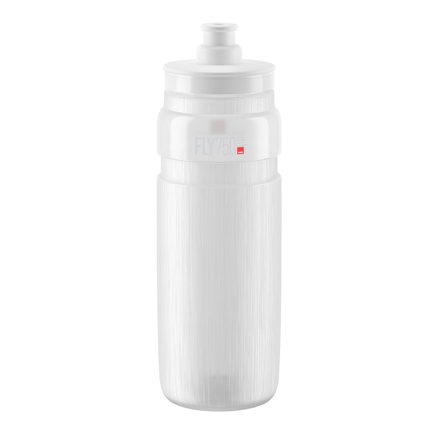 ELITE FLY TEX Trinkflasche Transparent/Logo Grau