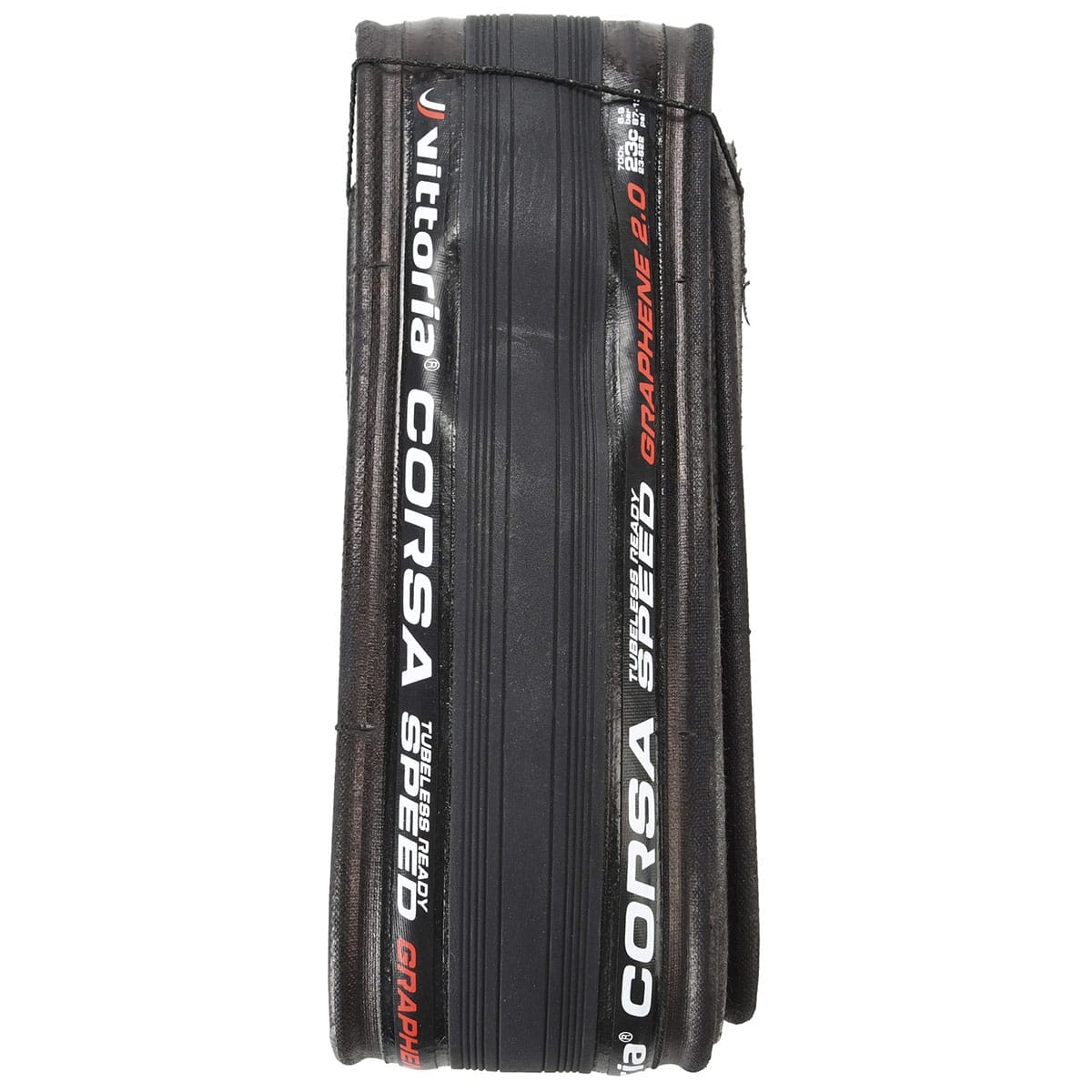 Pneu VITTORIA CORSA SPEED Graphene G2.0 700x23c Tubeless Ready Noir