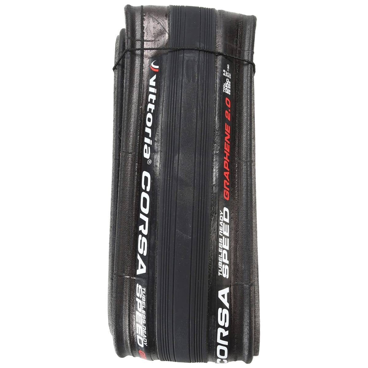 Pneu VITTORIA CORSA SPEED Graphene G2.0 700x25c Tubeless Ready Souple Noir