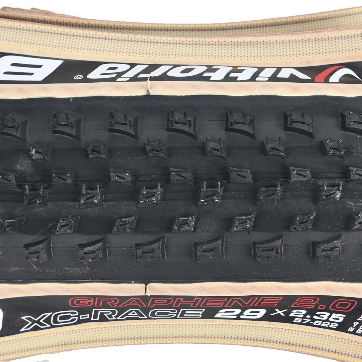 Pneu VITTORIA BARZO XC RACE 29x2,35 4C Graphene 2.0 Tubeless Ready Souple Flancs Beiges