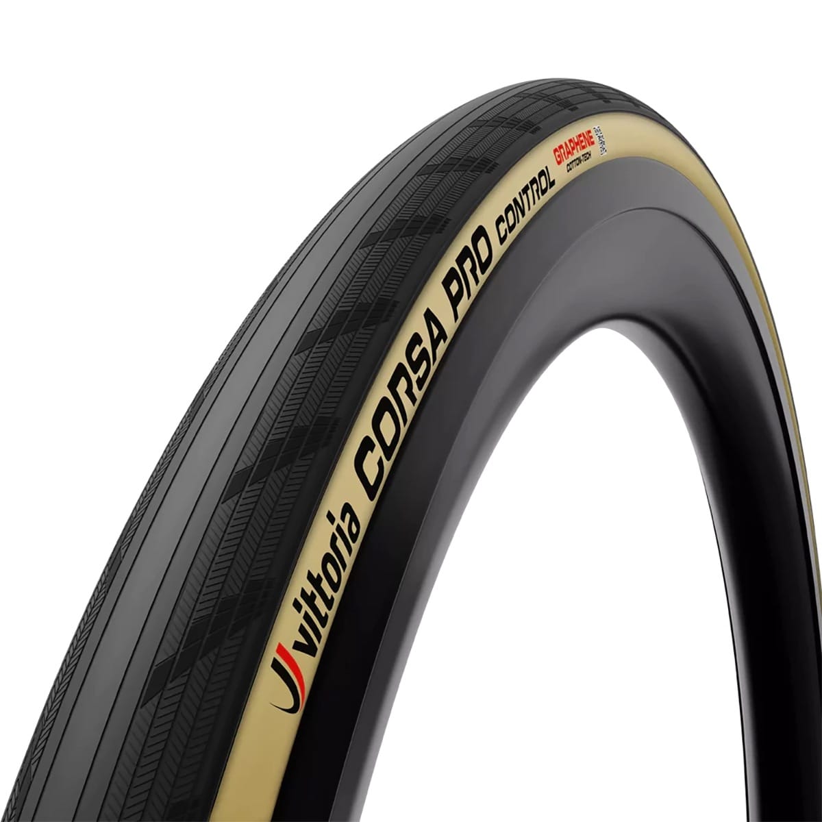 Reifen VITTORIA CORSA PRO CONTROL Graphene G2.0 700x26c Tubeless Ready Beige