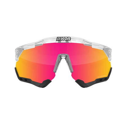 Brille SCICON AEROSHADE Transluzent Iridium Rot