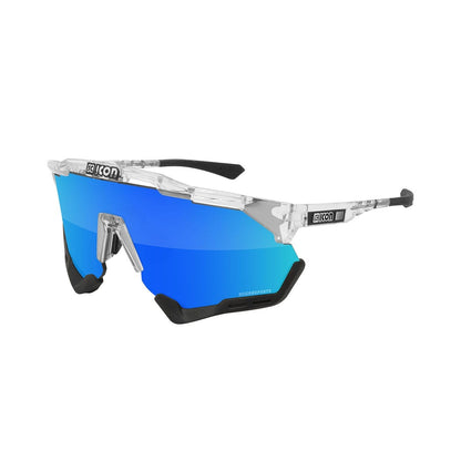 Brille SCICON AEROSHADE Transluzent Iridium Blau