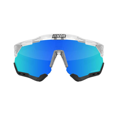 Brille SCICON AEROSHADE Transluzent Iridium Blau