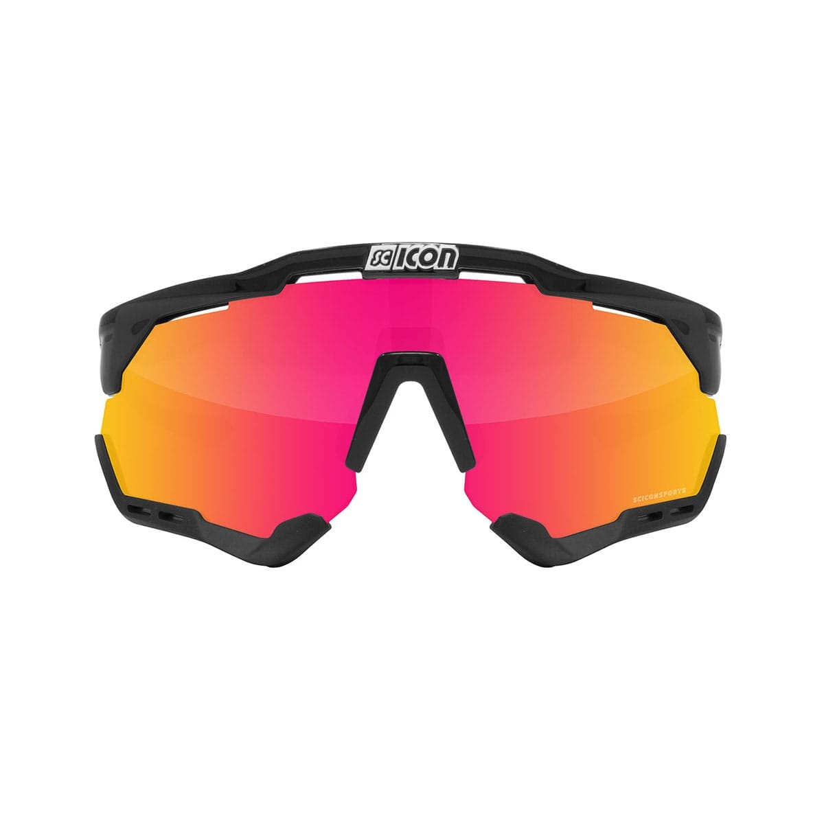 Lunettes SCICON AEROSHADE Noir Iridium Rouge