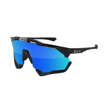 Brille SCICON AEROSHADE Schwarz Iridium Blau