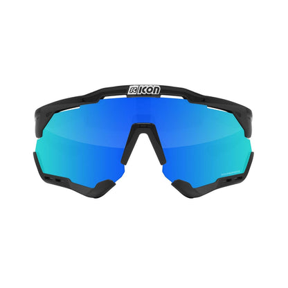 Brille SCICON AEROSHADE Schwarz Iridium Blau