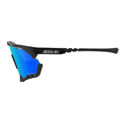 Brille SCICON AEROSHADE Schwarz Iridium Blau