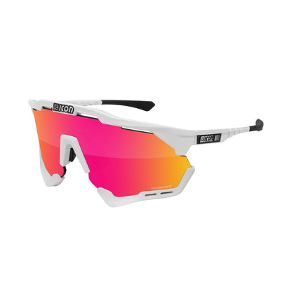 Brille SCICON AEROSHADE Weiß Iridium Rot
