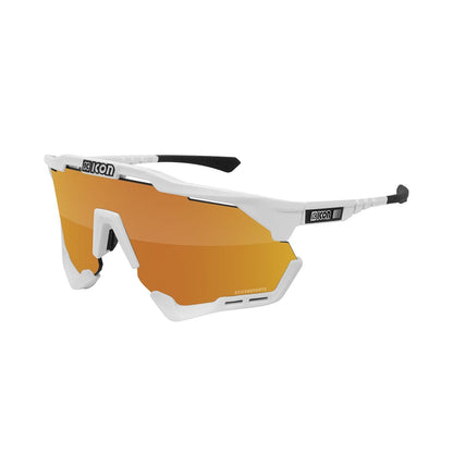 Brille SCICON AEROSHADE Weiß Iridium Bronze