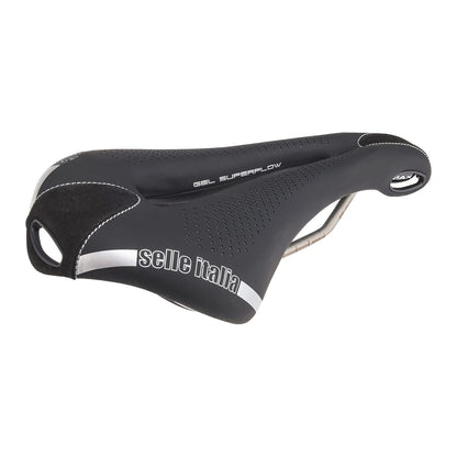 Sattel SELLE ITALIA MAX FLITE GEL SUPERFLOW L Schienen TI316