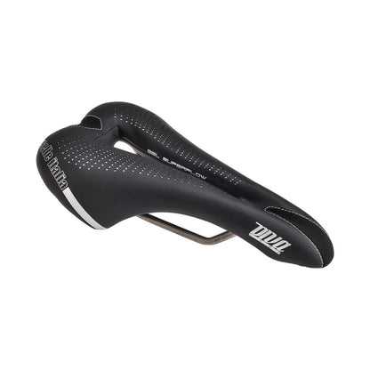 Sattel ITALIA DIVA GEL SUPERFLOW S Damen Schienen TI316