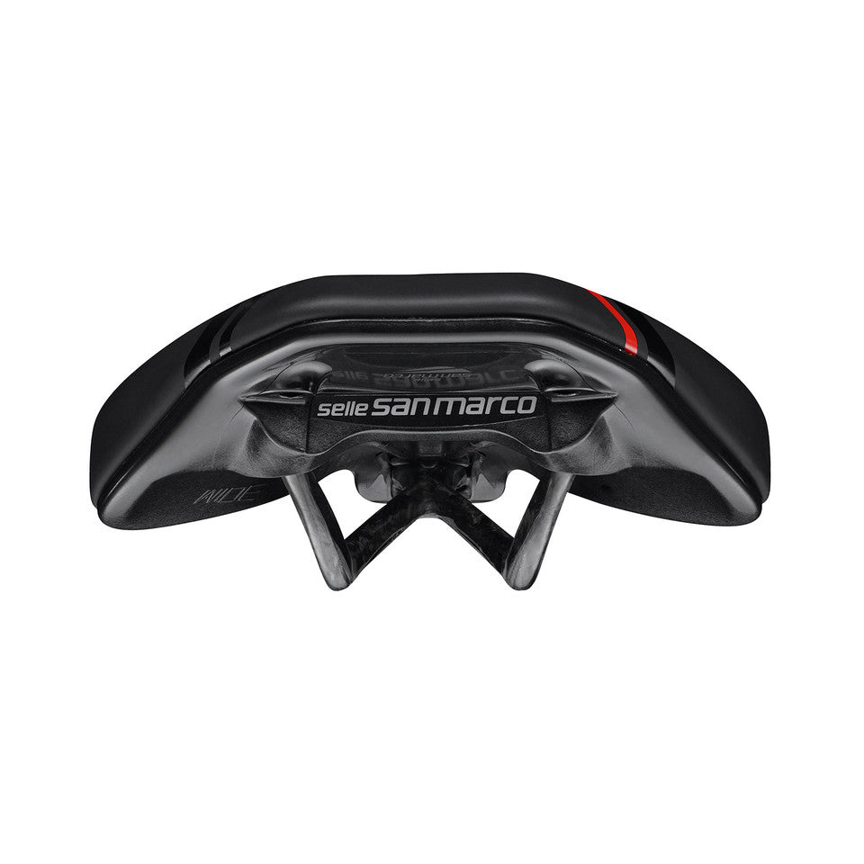 Sattel SAN MARCO GROUND SHORT OPEN-FIT CARBON FX 155mm Schwarz