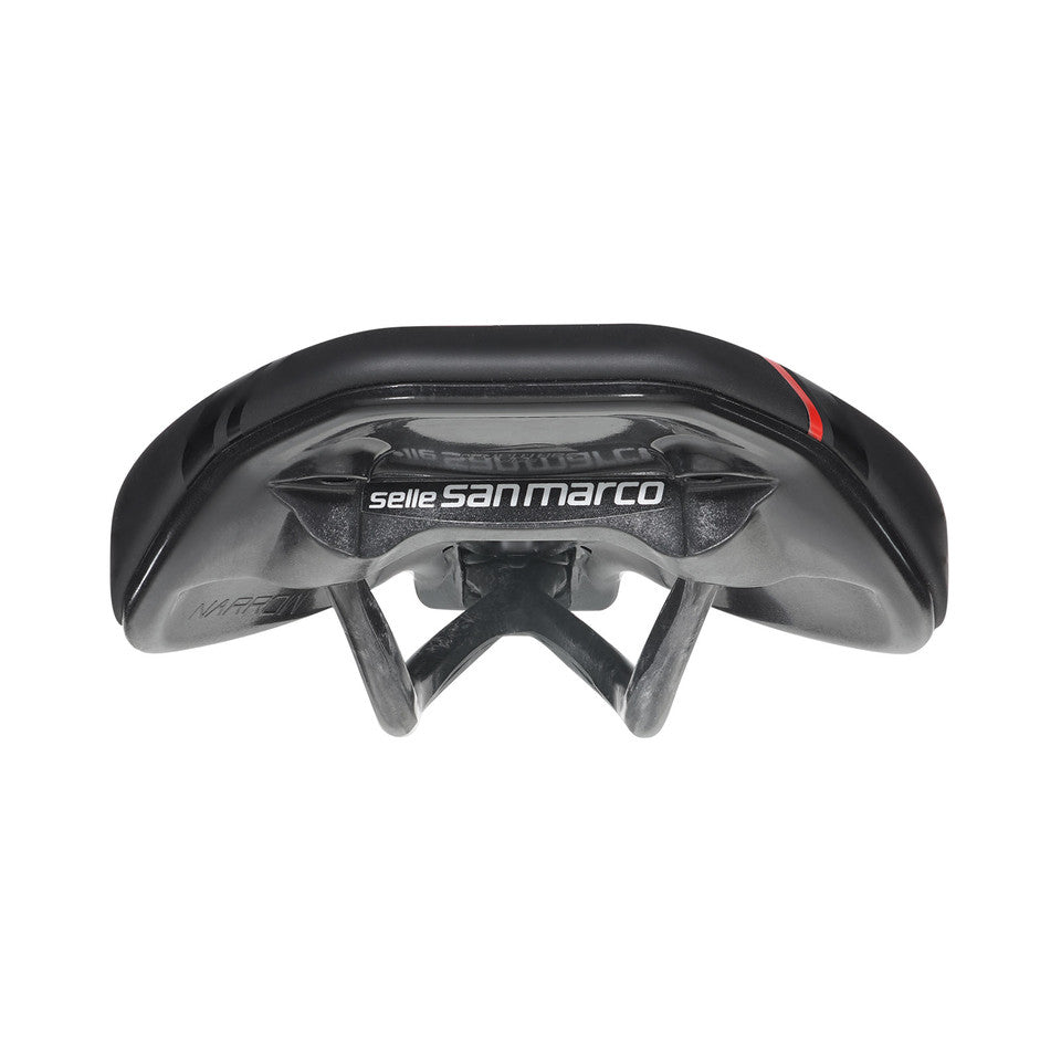 Sattel SAN MARCO GROUND SHORT OPEN-FIT CARBON FX 140mm Schwarz