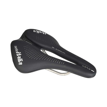 Sattel ITALIA MAX NOVUS EVO BOOST GEL SUPERFLOW Schienen Ti316