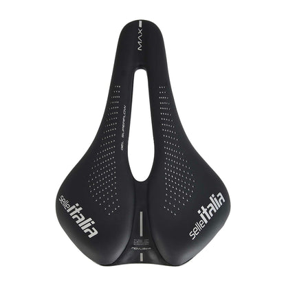 Sattel ITALIA MAX NOVUS EVO BOOST GEL SUPERFLOW Schienen Ti316