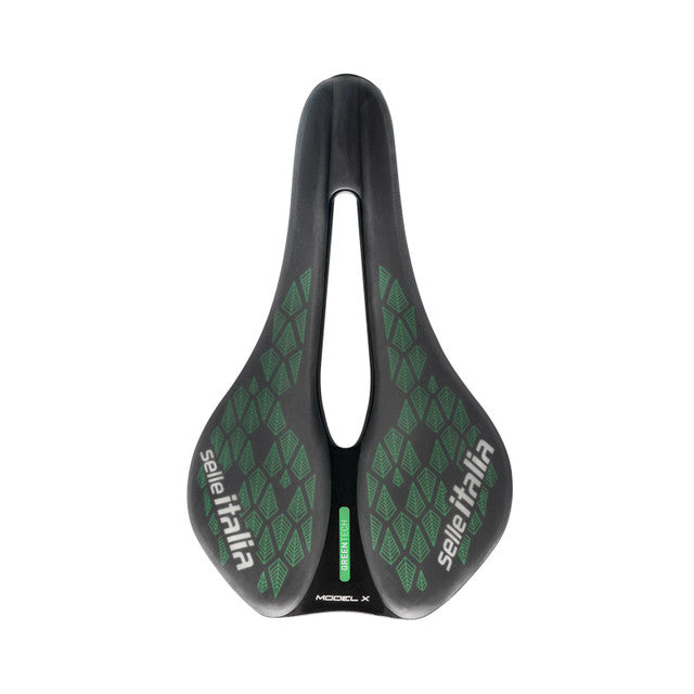 Selle SELLE ITALIA Model X GREEN SUPERFLOW LEAF L Rails Fec Grün/Schwarz