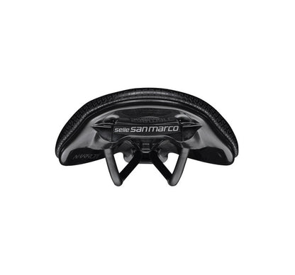 Sattel SAN MARCO SHORTFIT 2.0 COMFORT OPEN-FIT DYNAMIC L3 Breite 155mm Aluminium-Schienen Schwarz