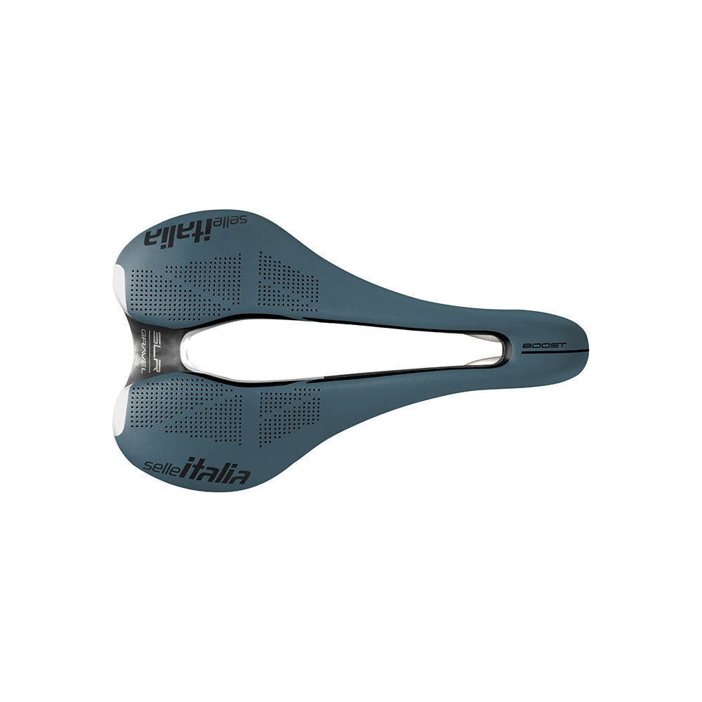 Sattel SELLE ITALIA SLR BOOST GRAVEL SUPERFLOW L Schienen TI316 Blau