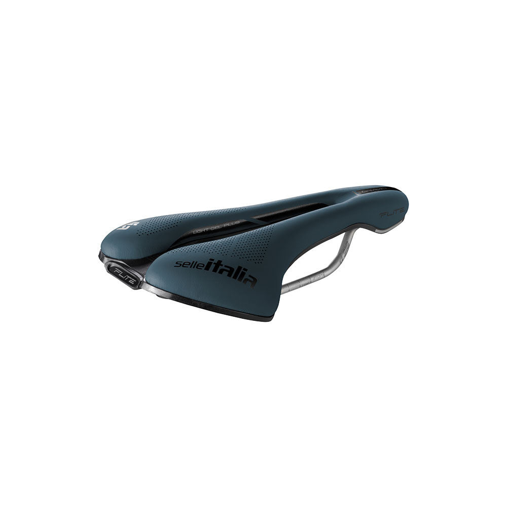 Sattel SELLE ITALIA FLITE BOOST GRAVEL SUPERFLOW L Schienen TI316 Blau