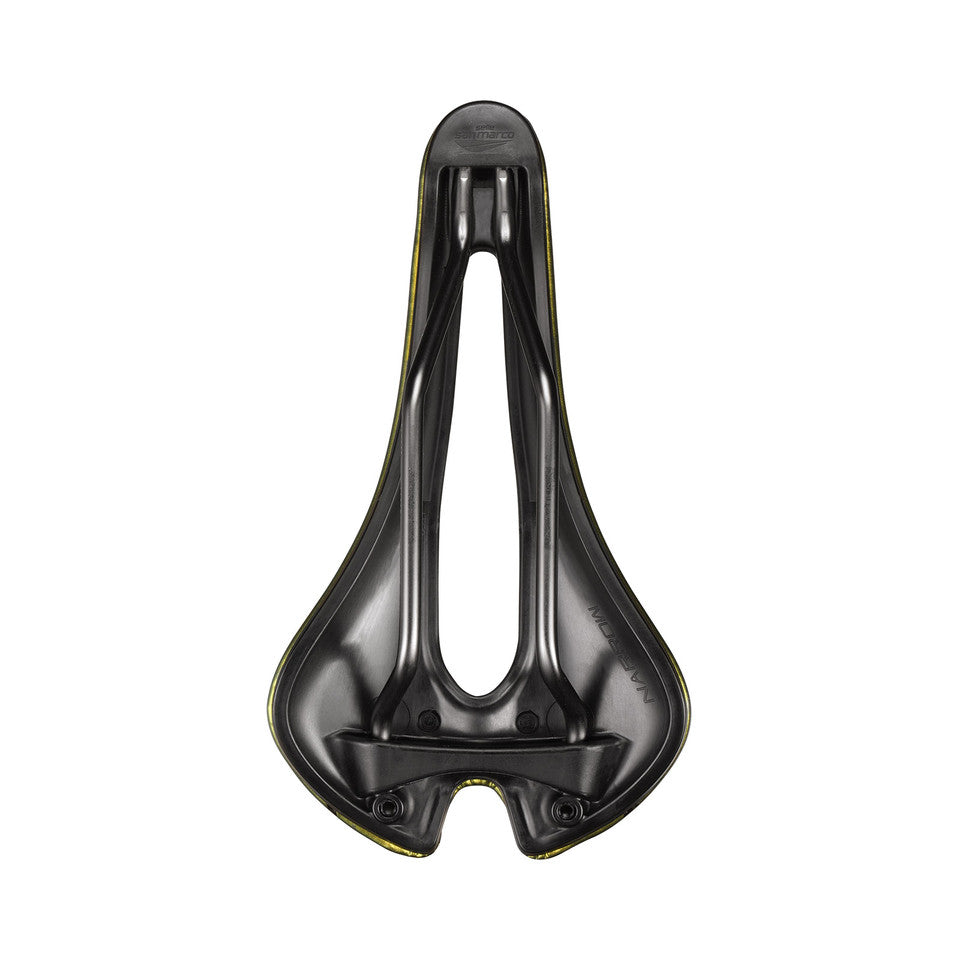 Sattel SAN MARCO ASPIDE SHORT OPEN-FIT RACING S3 Breite 139mm Stahlschienen Xsilite Gold