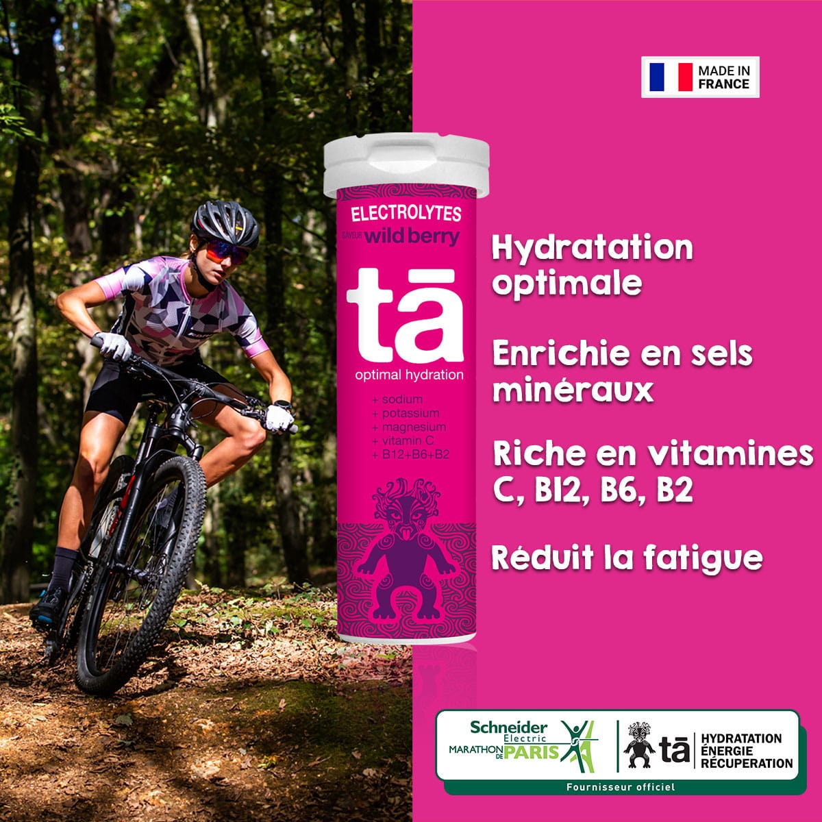 TA ENERGY Energiedrink (Tube mit 12 Tabletten) Waldfrüchte