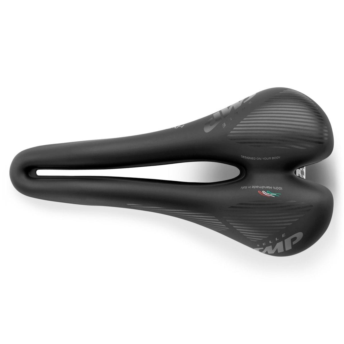 Selle SMP HYBRIDE largeur 140mm rails acier